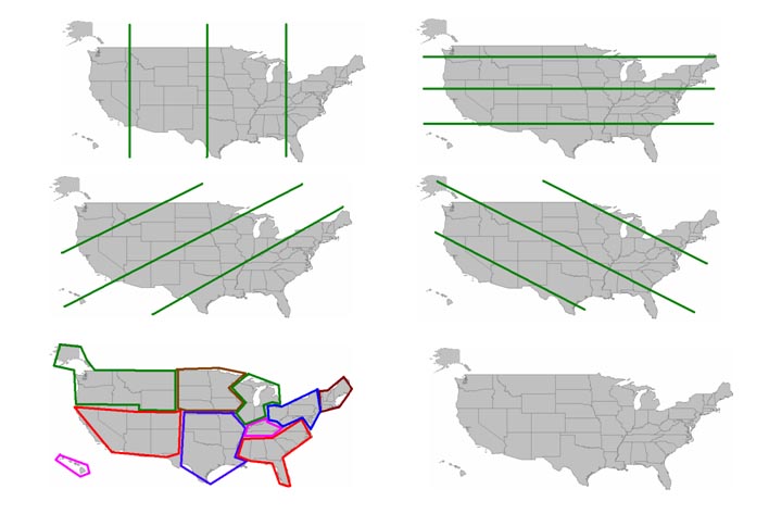 Six choices of pattern type