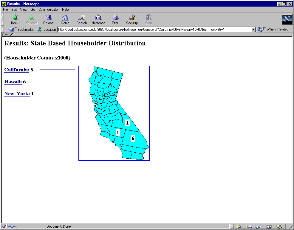 Query continued over states and counties.