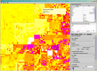 Colorful screenshot of Treemap showing 3000 items