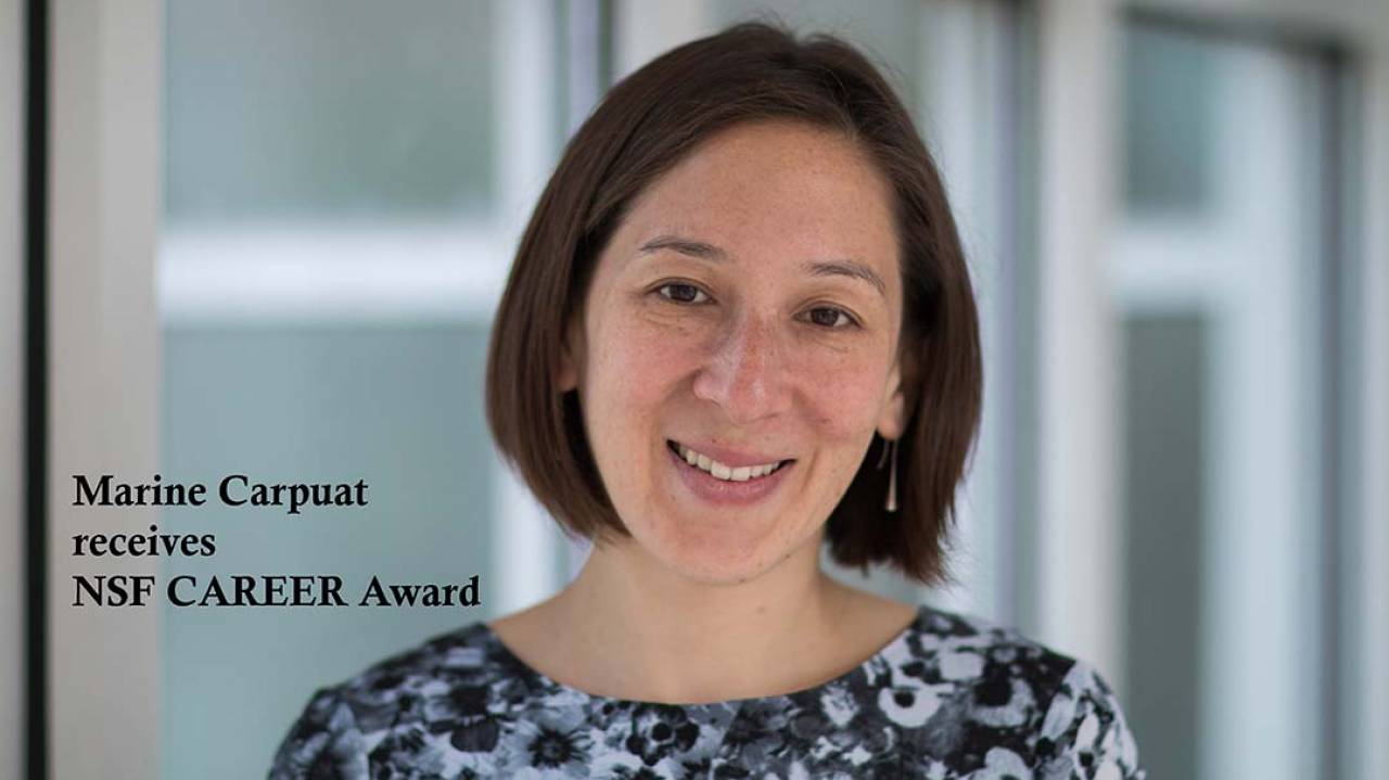 Marine Carpuat receives NSF Career Award Descriptive Image