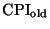 ${\rm CPI}_{\rm old}$