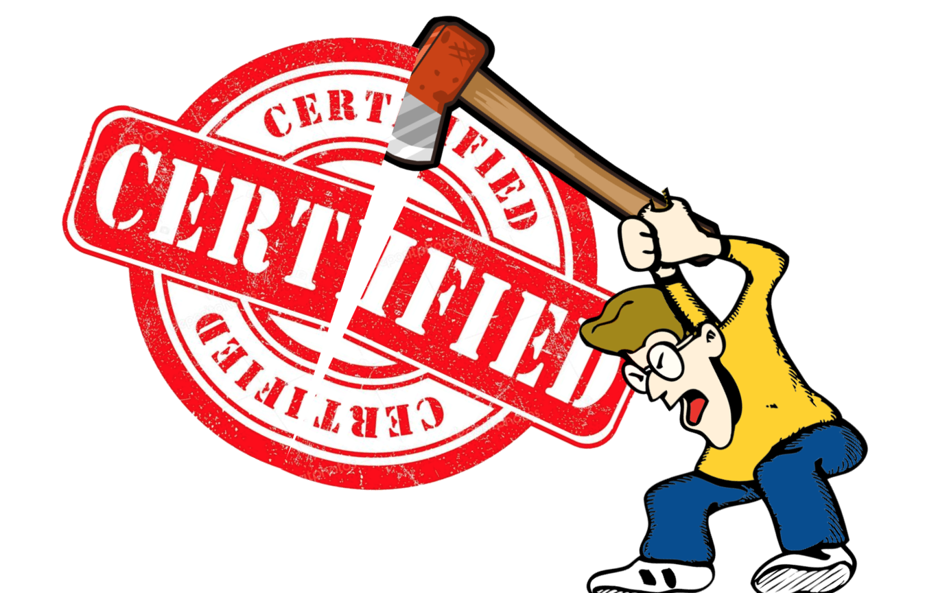 Breaking Certified Defenses: Semantic Adversarial Examples With Spoofed Robustness Certificates