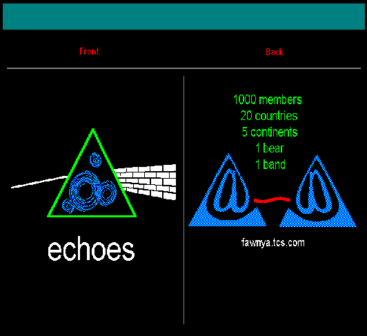 THE OFFICIAL =ECHOES= T-SHIRT DESIGN