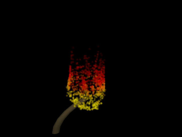 rendered fire
