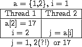 \begin{figure}\begin{center}
\begin{tabular}{\vert c\vert c\vert}
\multicolumn{...
...ne
\multicolumn{2}{c}{j = 1, 2(?!) or 17}
\end{tabular}\end{center}\end{figure}