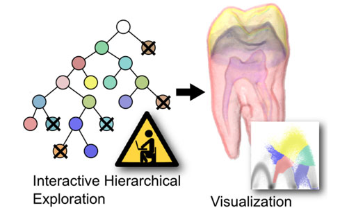 Hierarchical Exploration of Volumes Using Multilevel Segmentation of the Intensity-Gradient Histograms
