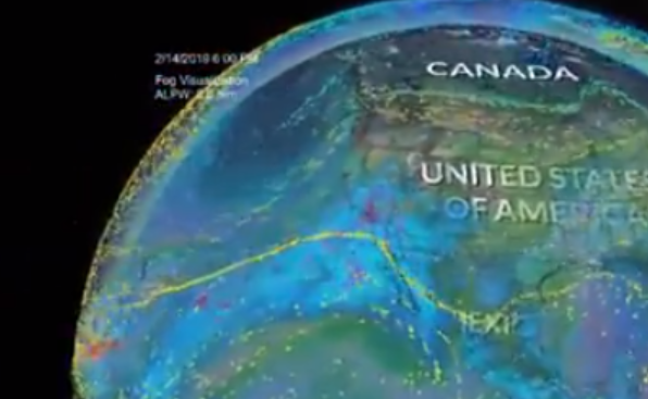 Examining an Atmospheric River in Virtual Reality