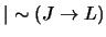 $\vert \sim (J \rightarrow L)$