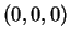 $ (0,0,0)$