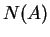 $N(A)$