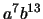 $a^7b^{13}$