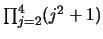 $\prod_{j=2}^{4} (j^2+1)$