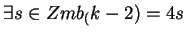 $ \exists s \in Zm b_(k - 2) = 4s$