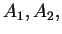 $ A_1, A_2,$