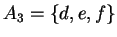 $A_{3}=\{d,e,f\}$