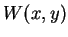 $W(x,y)$