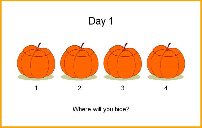 hiding