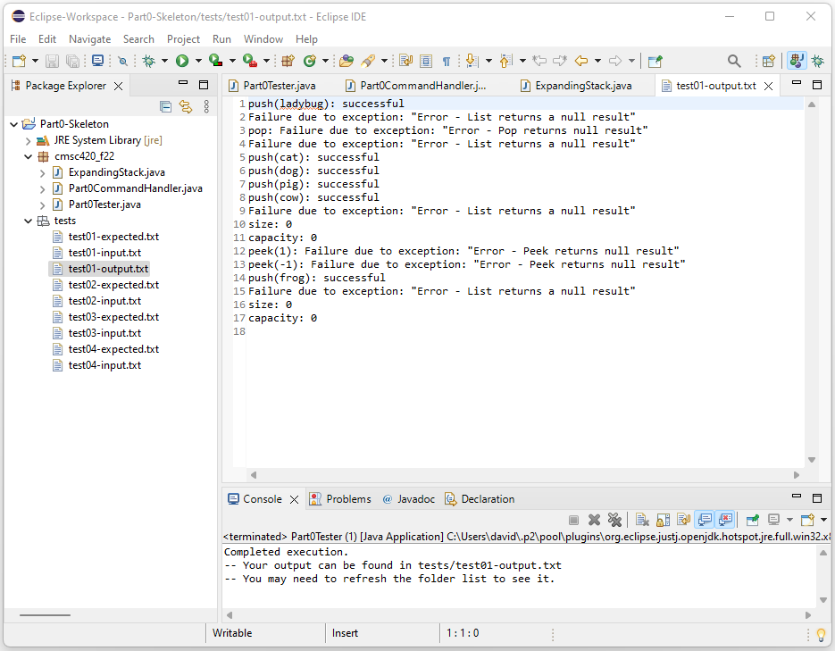Eclipse package explorer