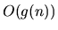 $O(g(n))$