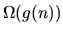 $\Omega(g(n))$