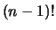 $ (n-1)!$