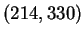 $ (214, 330)$