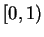 $ [0, 1)$