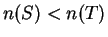 $ n(S)<n(T)$