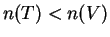 $ n(T)<n(V)$
