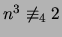 $ n^3 \not\equiv_4 2$
