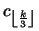 $ c_{\left\lfloor \frac{k}{3} \right\rfloor }$