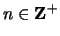 $ n \in {\bf {Z}}^+$