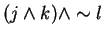 $(j \wedge k) \wedge \sim l$
