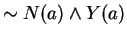 $\sim N(a) \wedge Y(a)$