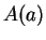 $A(a)$