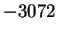 $-3072$