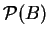 ${\cal{P}}(B)$
