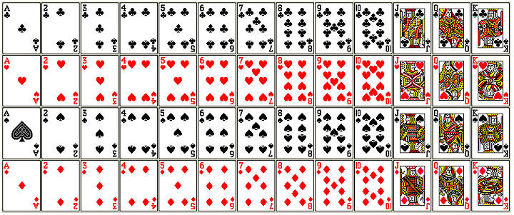 Deck Of Cards Suit Rank