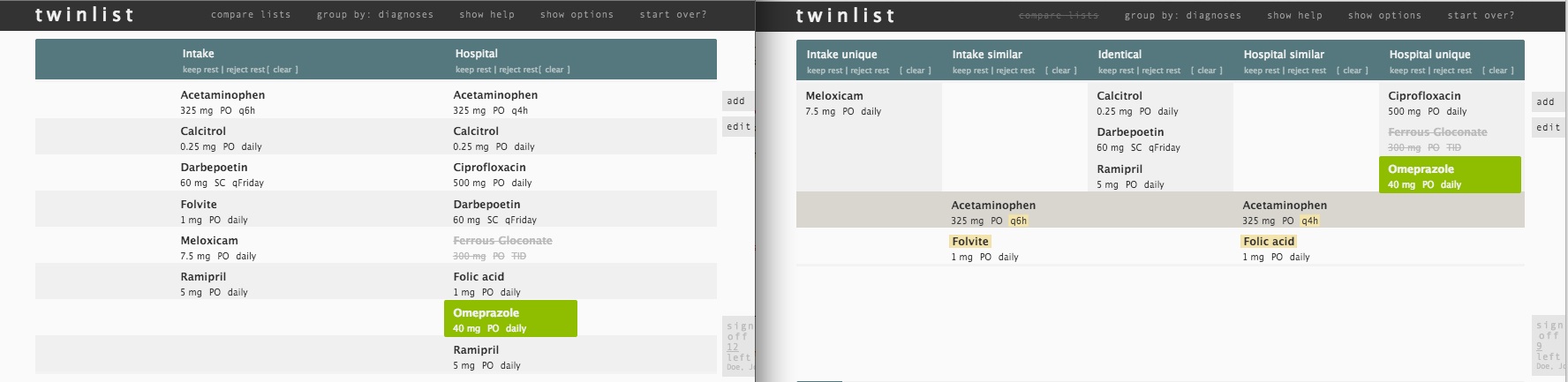 Compare lists. Blacklist Twins текст.
