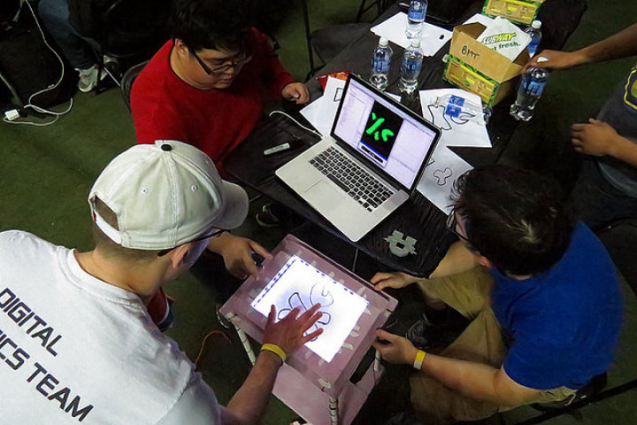 Descriptive image for CS Students Hack to Prizes, Success at Bitcamp