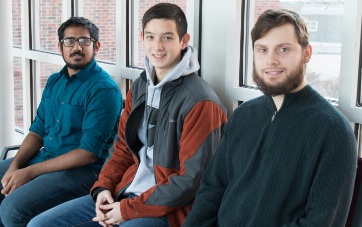 photo of L-R: Saurav Das, Spencer Chen, and Willem Wyndham