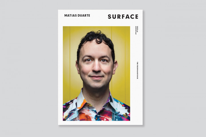 Descriptive image for Matias Duarte '96 featured in magazines on design 