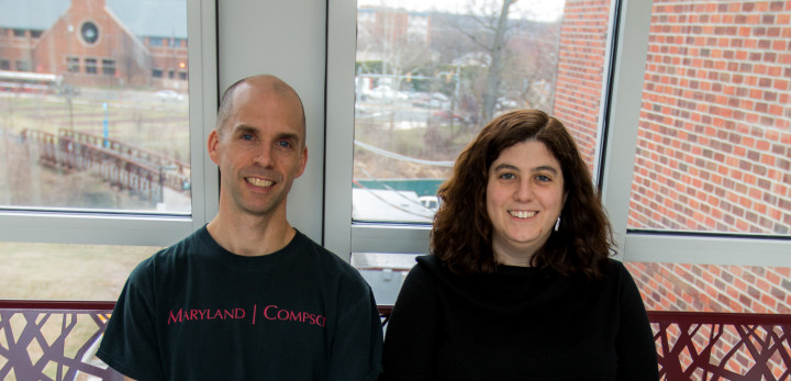 photo of Professor Mike Hicks and Assistant Professor Michelle Mazurek
