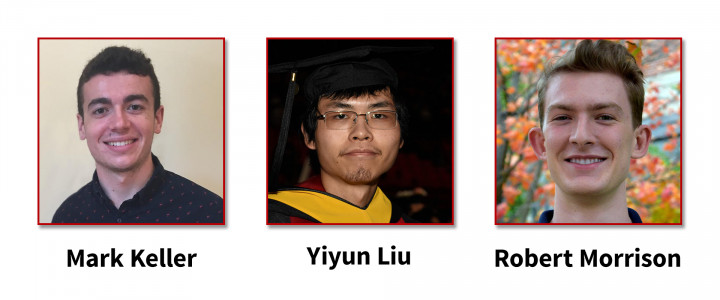 Descriptive image for THREE students selected for Honorable Mention for the 2020 Computing Research Association's (CRA) Outstanding Undergraduate Researcher Award