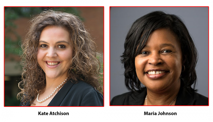 Descriptive image for Kate Atchison and Maria Johnson Receive Staff Service Award for Spring 2021