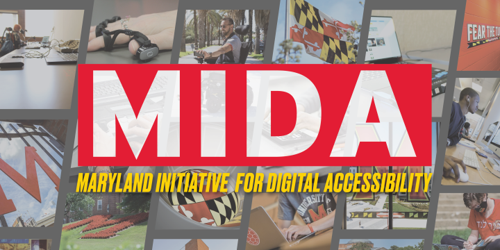 Descriptive image for Computer Science faculty take part in the Maryland Initiative for Digital Accessibility (MIDA) 