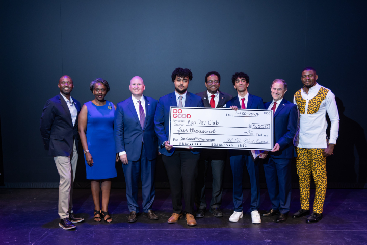Descriptive image for App Dev Club Takes Top Honors at 12th Annual Do Good Challenge Finals