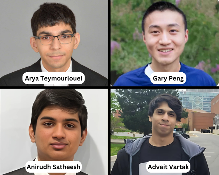 Descriptive image for  Four UMD Students Recognized by CRA for Outstanding Undergraduate Research