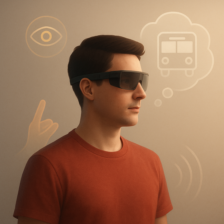 Descriptive image for New UMD Research Brings Smarter, More Subtle Assistance to AR Glasses