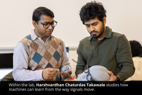 Researchers combine signal analysis, sensing hardware and machine learning to build technologies that can interpret sound and wireless signals, understand physical spaces and make reliable decisions on real devices.